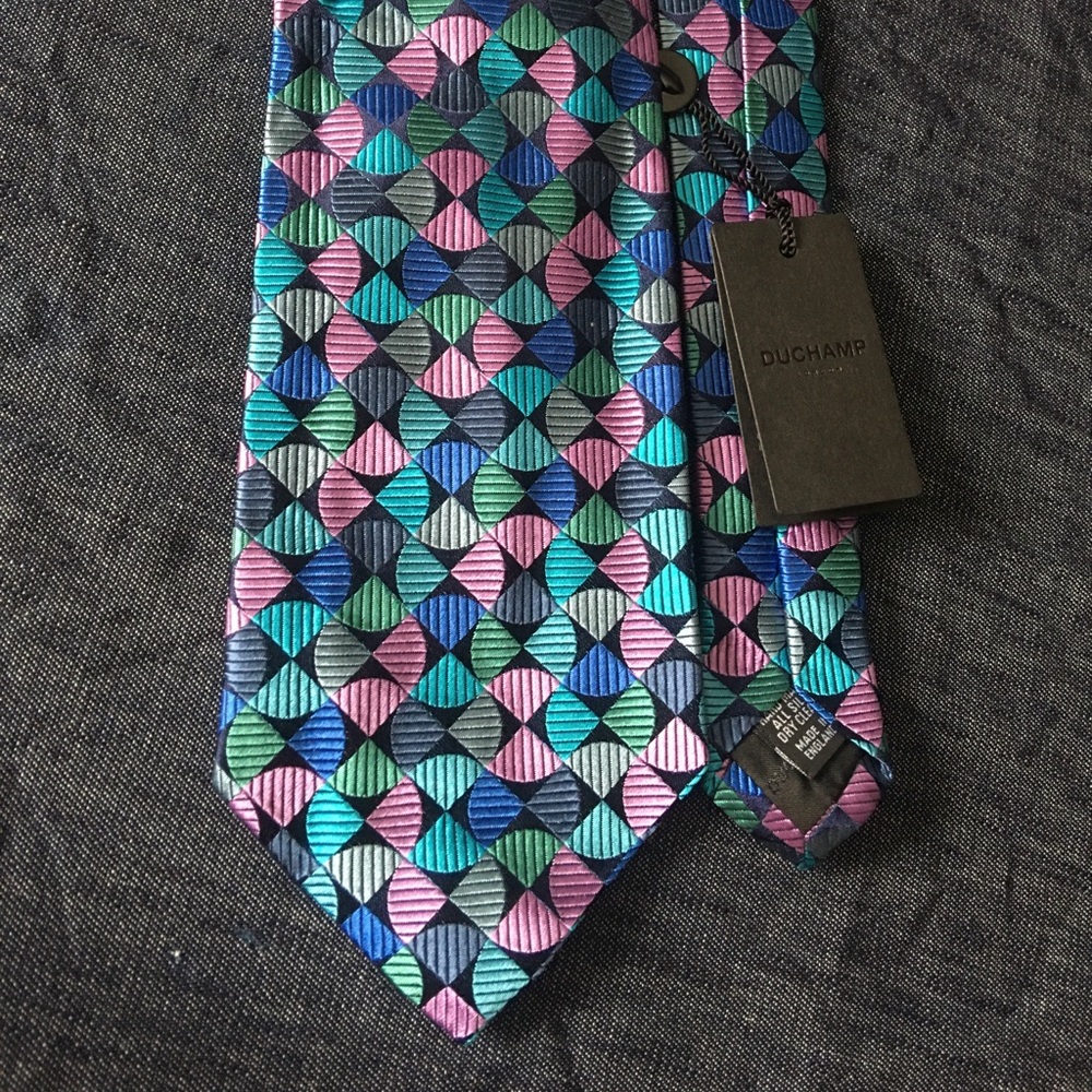 Duchamp silk tie